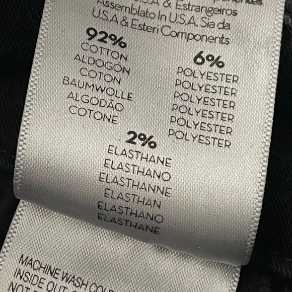 Mother High Waisted Looker Ankle Fray Womens 28 Skinny Raw Hem Stretch Revolve - Picture 10 of 10